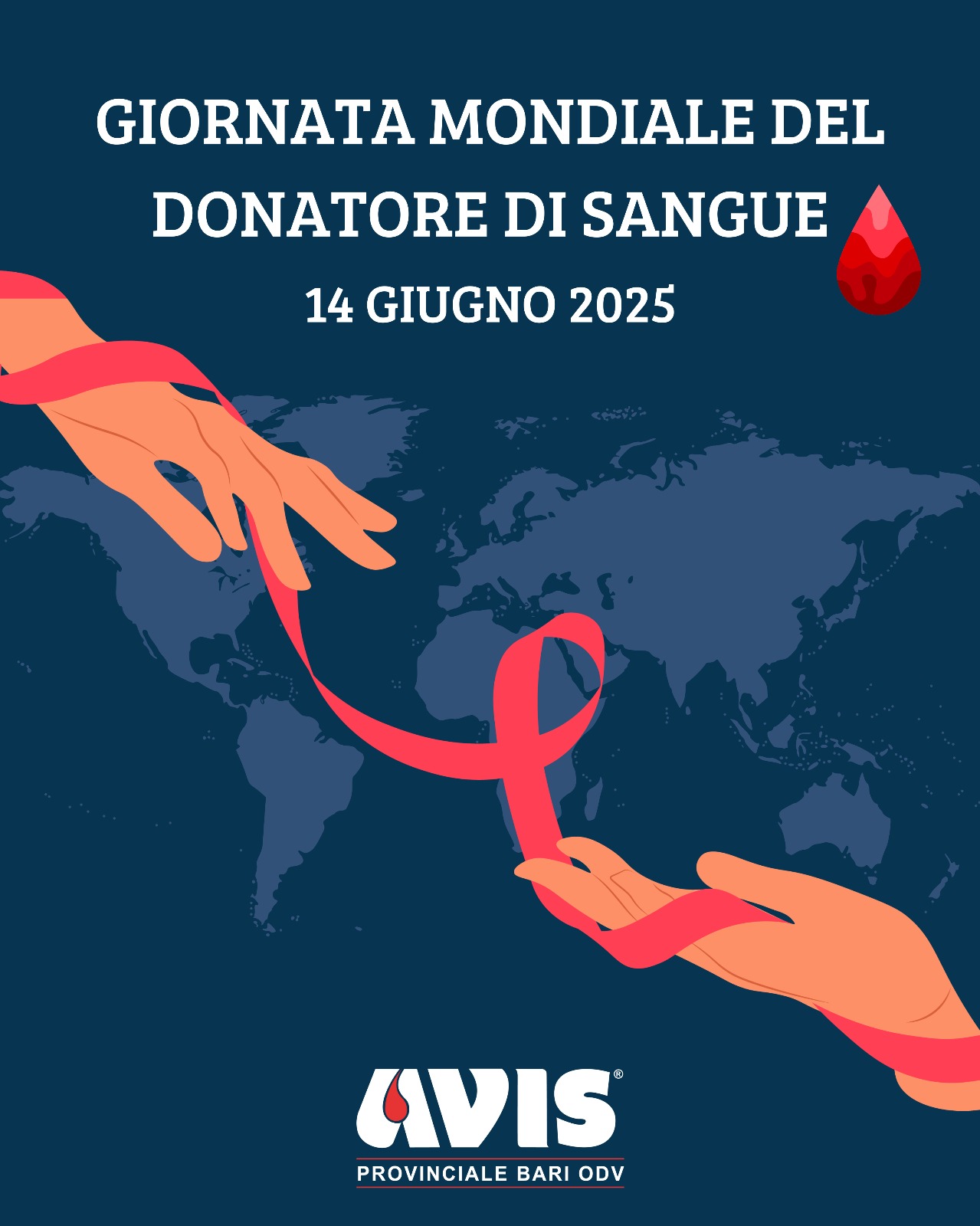 Giornata Mondiale del Donatore di sangue 14 Giugno 2025
