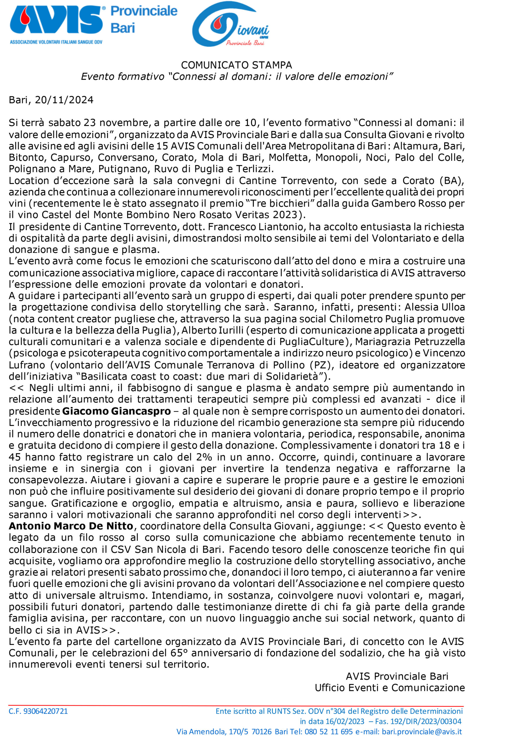 Evento formativo “Connessi al domani: il valore delle emozioni”