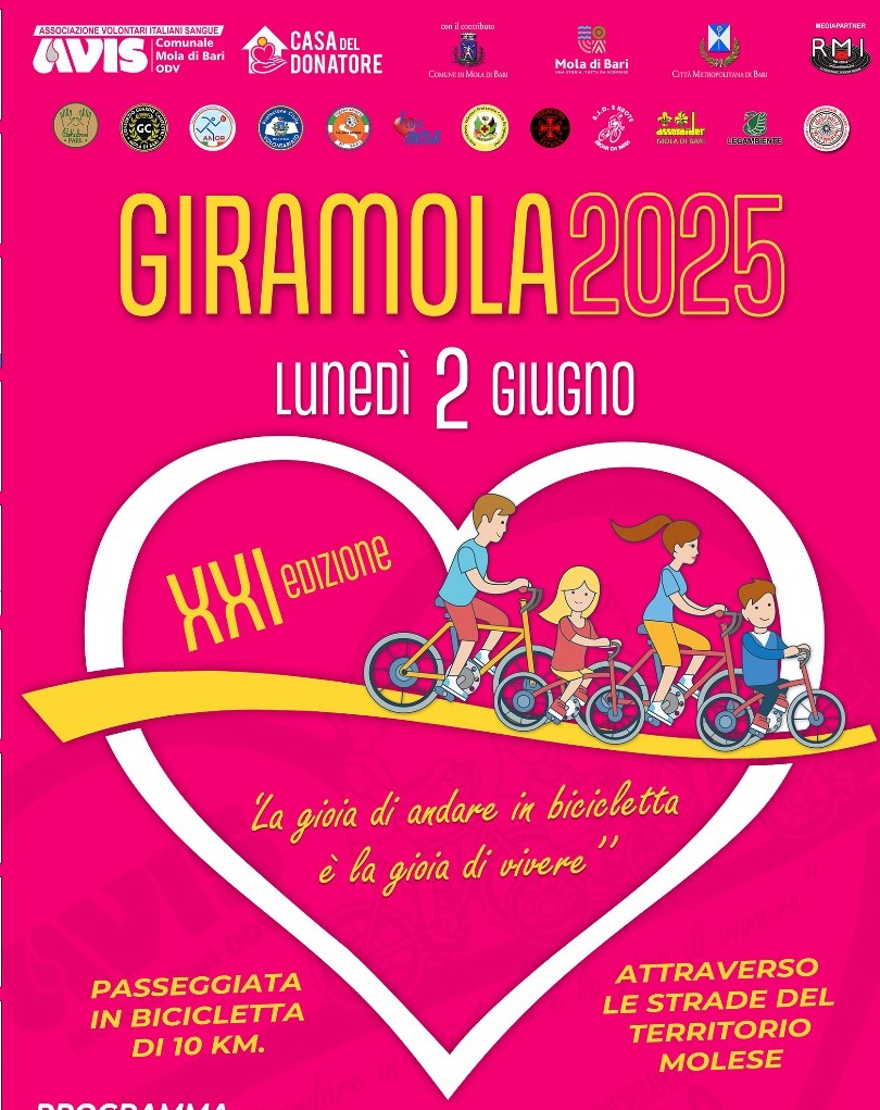 XXI^ edizione passeggiata in bicicletta “GiraMola 2025”
