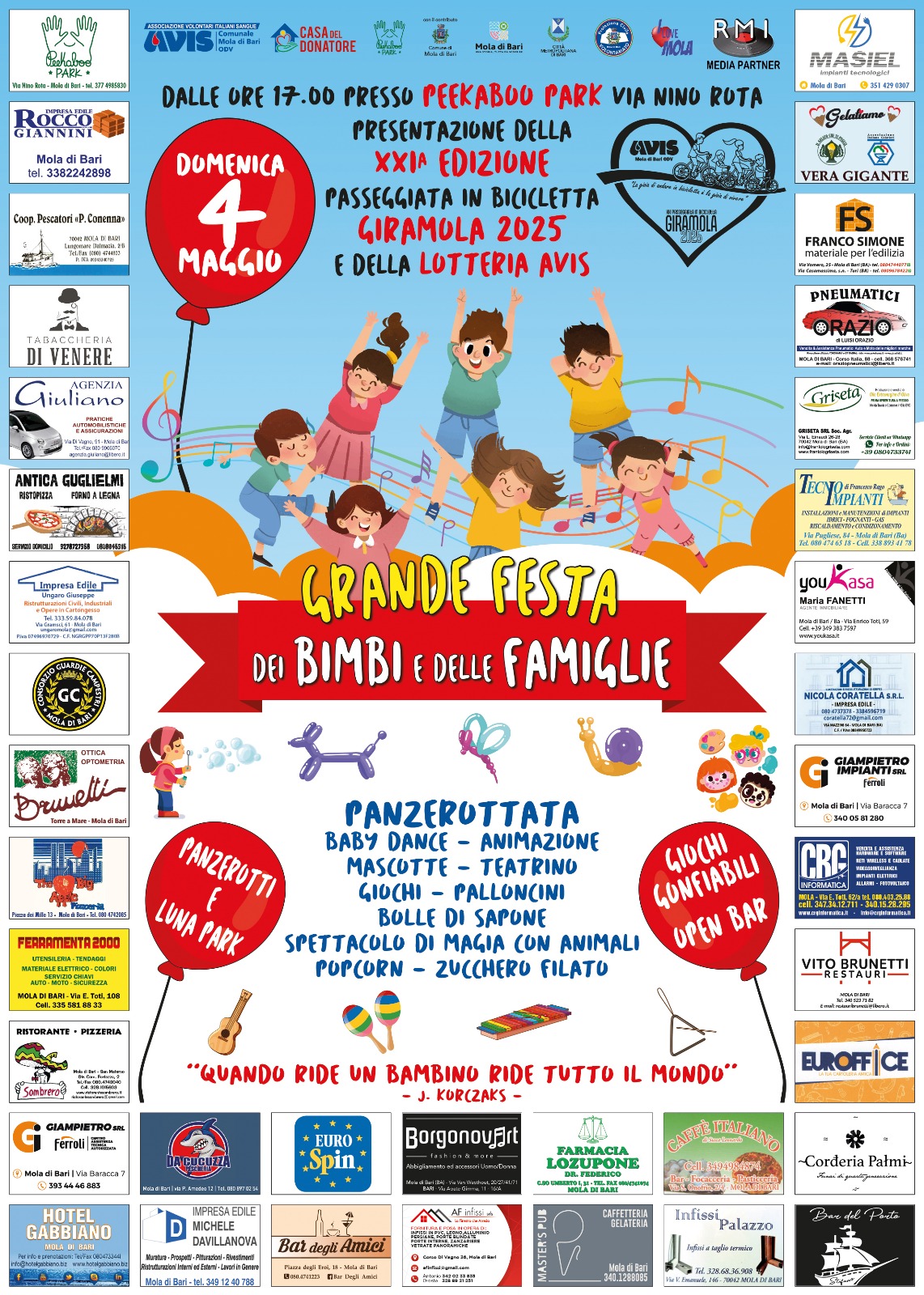GRANDE FESTA DEI BAMBINI E DELLE FAMIGLIE”
